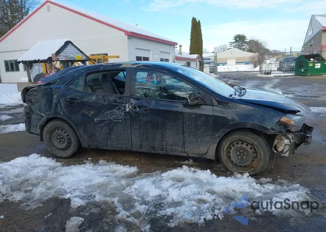 2017 Toyota Corolla Le from USA, damaged, VIN 2T1BURHEXHC762836